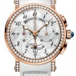 Breguet Marine Fake Ladies’ Watches UK With White Rubber Straps Of Good Quality