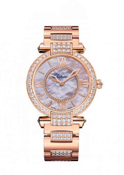 UK Pink Mother-Of-Pearl Dials For Chopard Imperiale Knockoff Watches Of Top Attention