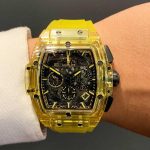 Distinctive Replica Hublot Spirit Of Big Bang Yellow Sapphire Watches Online Show Special Luster