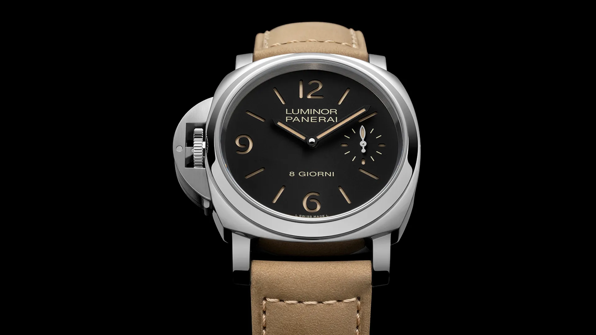 UK Best Replica Panerai’s Luminor Destro Otto Giorni PAM01655