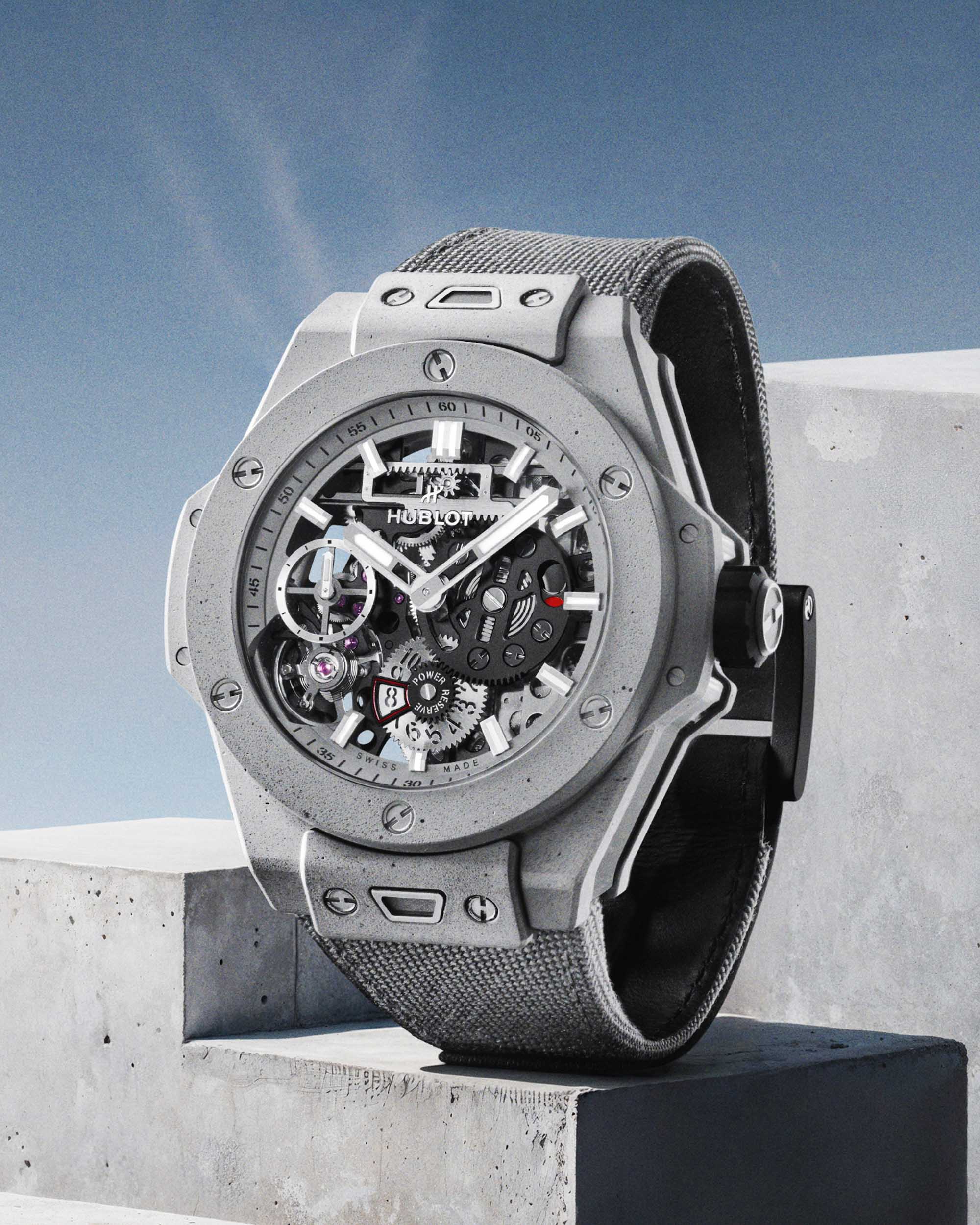 UK Swiss Made Replica Hublot Big Bang MECA-10 Concrete Jungle Watches