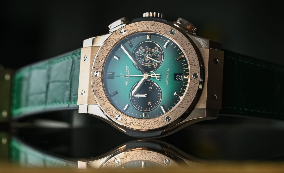 The New AAA Replica Hublot Classic Fusion Chronograph Arturo Fuente King Gold Watches UK
