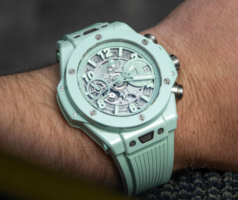 Watch Review: UK Best Fake Hublot Big Bang UNICO Mint Green Ceramic Watches